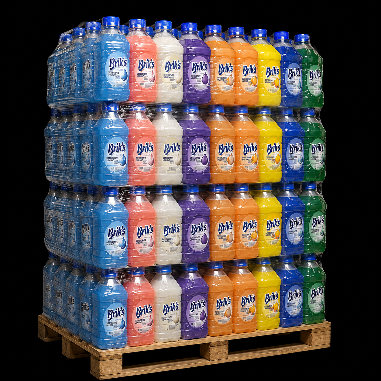 Pallet 160u Detergente Briks 5L