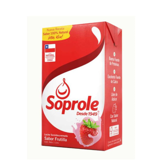 *Leche Soprole 1L Entera/Chocolate/Frutilla/Descremada | Desde $1.190 *