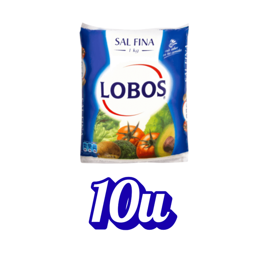 Sal Fina Los Lobos 1kg | Desde $690 c/u