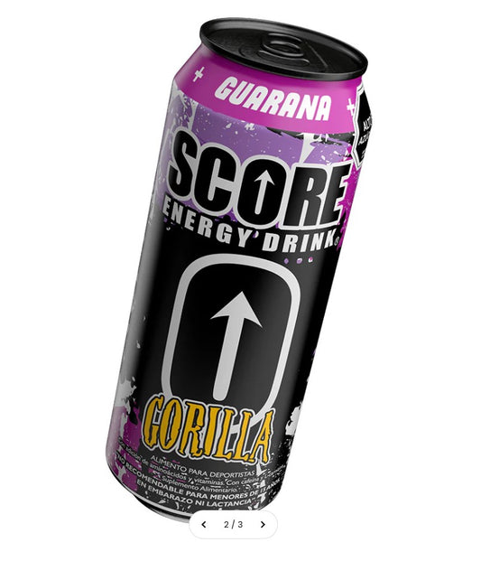 SCORE Gorilla Energy Drink 473ml | Pack 24 Latas