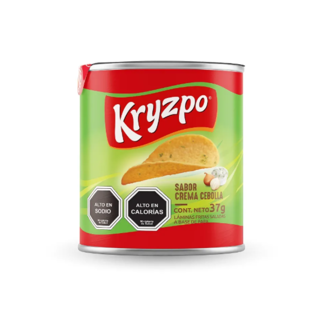 Papas fritas Kryzpo lata 37g $750 c/u