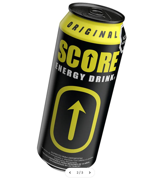 SCORE Energy Drink Original 473ml | Pack 24 Latas