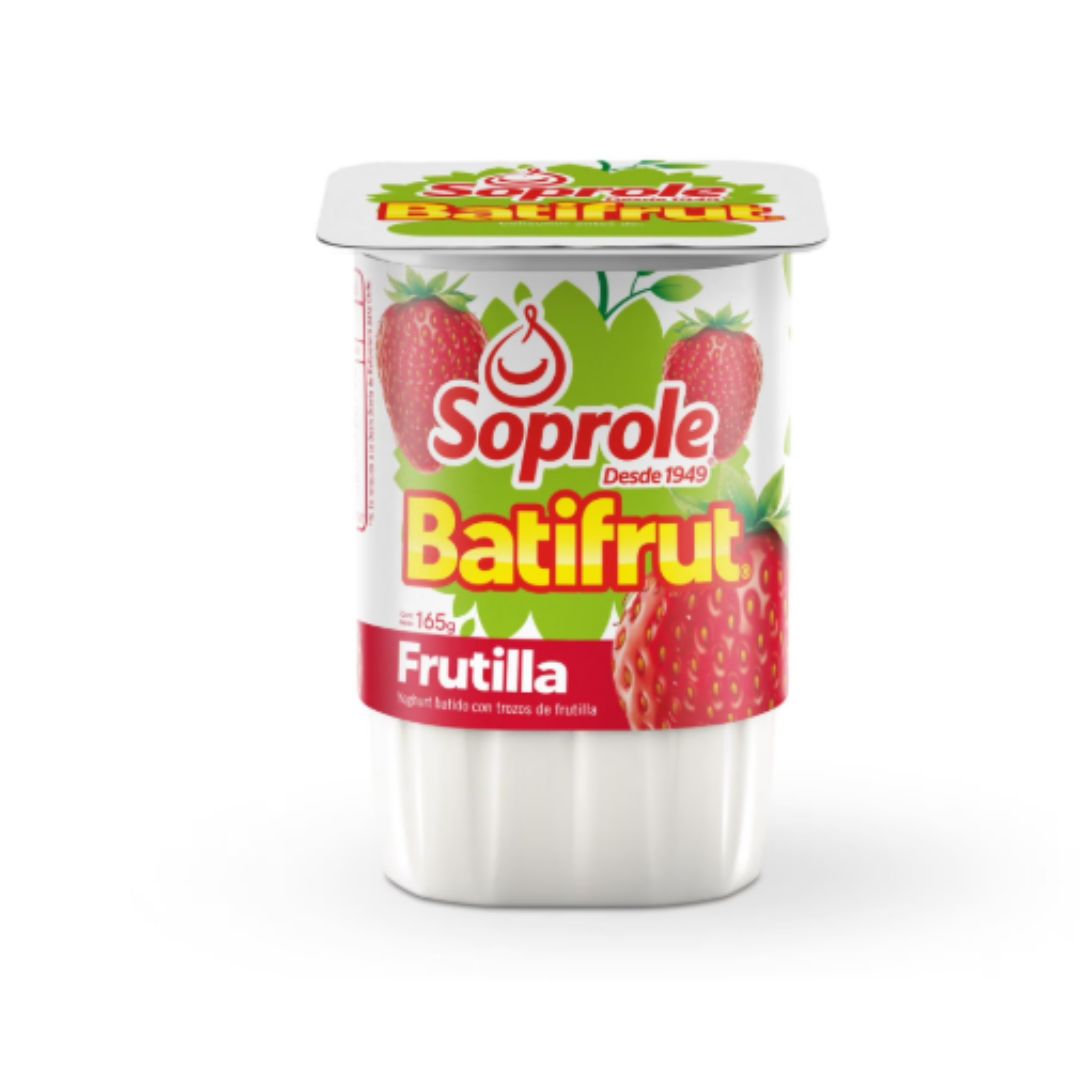 Yogurt Soprole Batifrut Trozos Frutilla 165 g