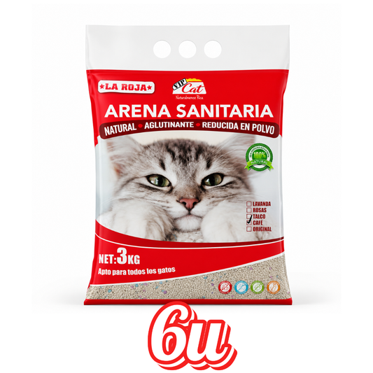Arena Sanitaria para Gatos VipCat 3kg - $2.690 c/u