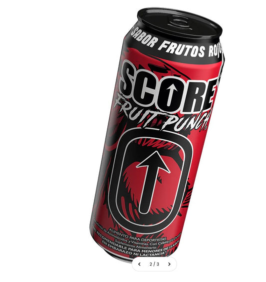 SCORE Fruit punch Energy Drink 473ml – Pack de 24 Latas