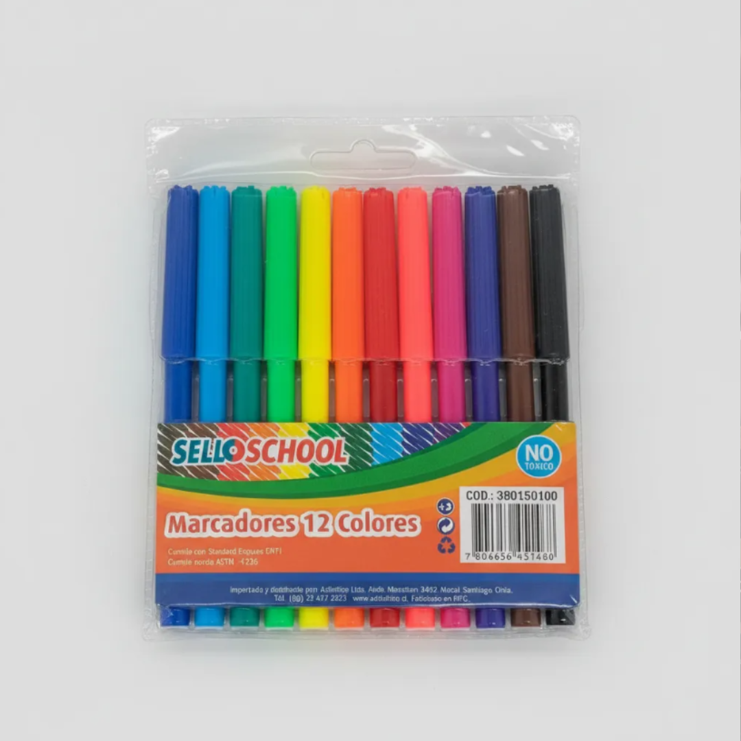 Marcadores Selloschool para escribir y destacar textos