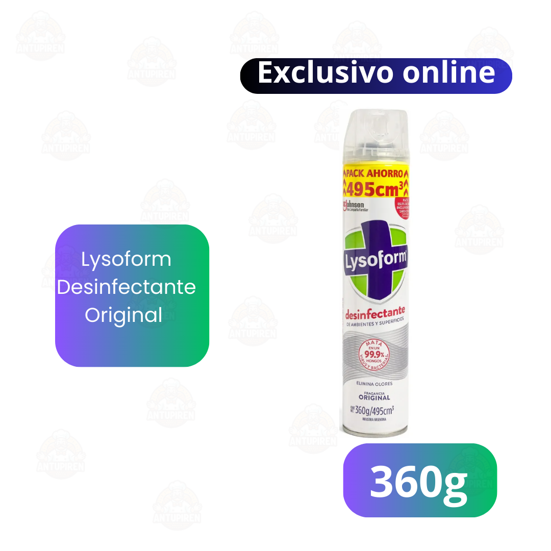 Desinfectante Aerosol Lysoform 360cc