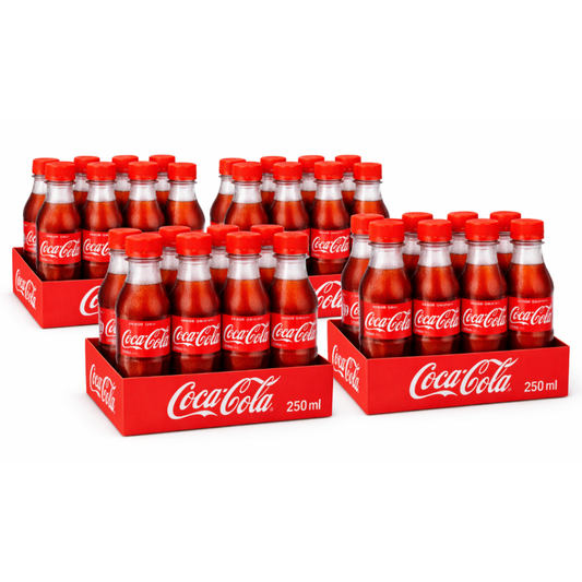 Display 6u CocaCola Botella 250ml $3.000 c/u