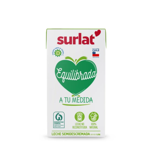 Leche Surlat 1L (ENTERA-DESCREMADA-SEMIDESCREMADA) - $1.090c/u