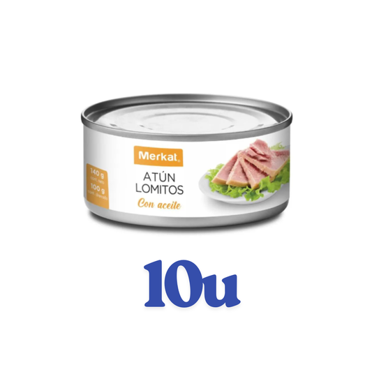 Atún lomitos en aceite Merkat 100g $990 c/u