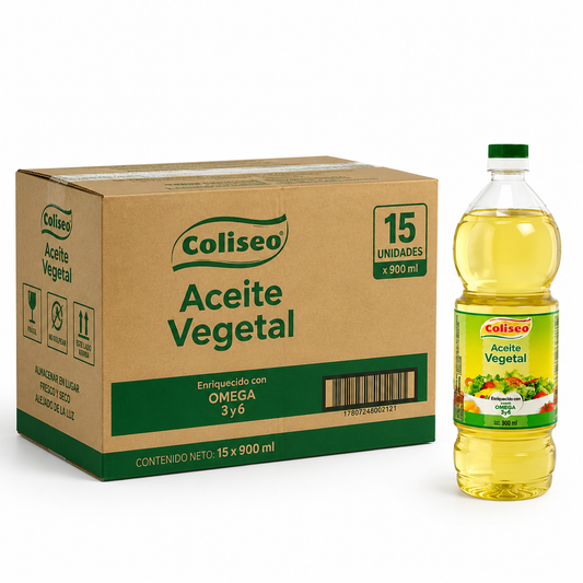Aceite Vegetal Coliseo 900ml - $1.690 c/u