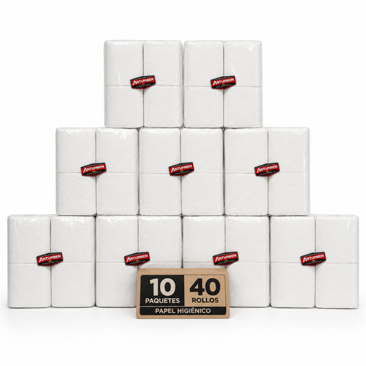 Papel Higiénico Doble Hoja Económico 4 Rollos 20m - $890 c/u