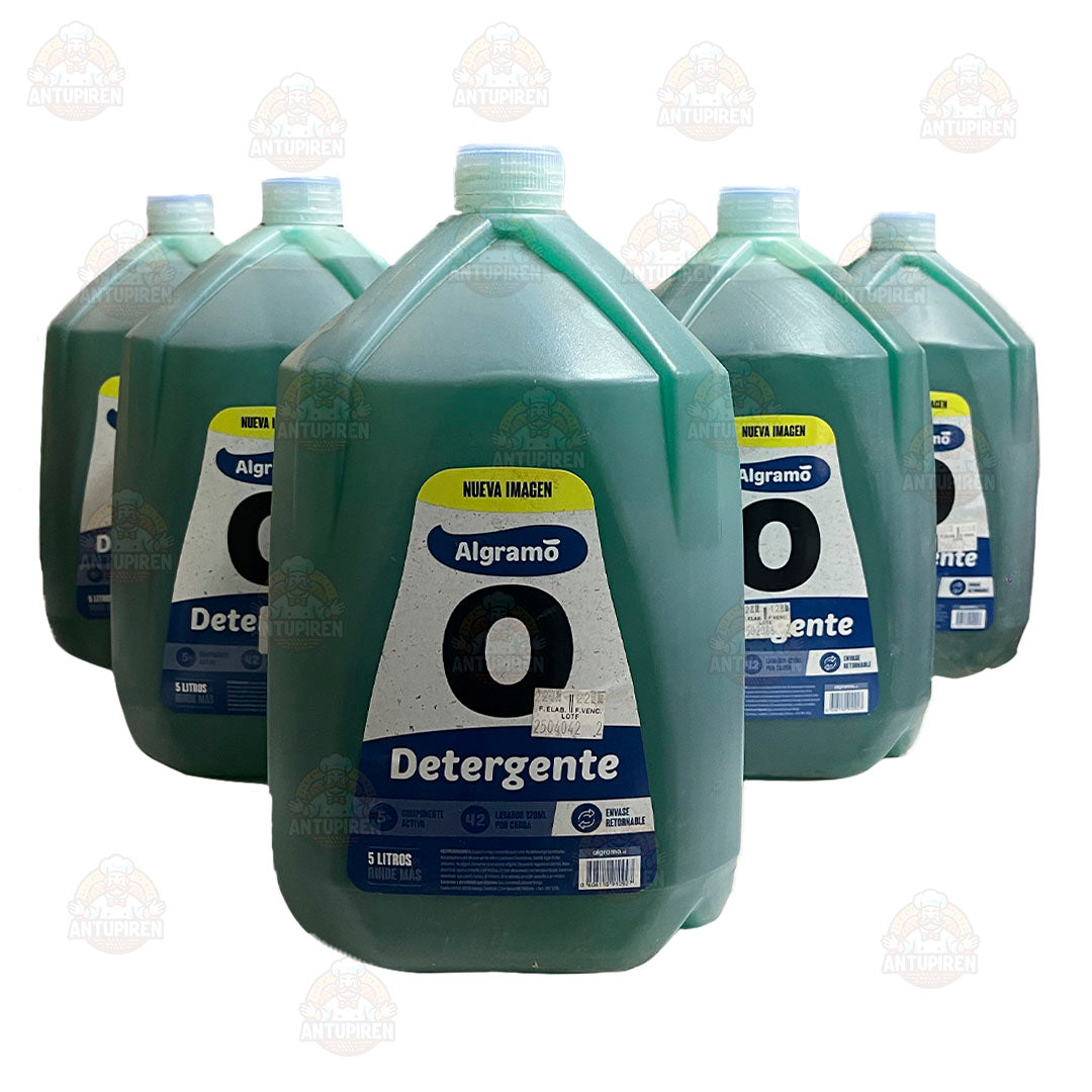 Detergente Algramo 5 L - 4 unidades