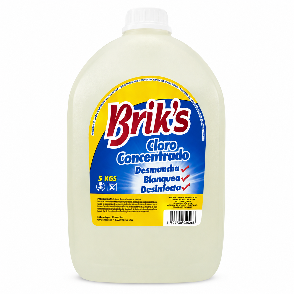Cloro concentrado Brik’s 5L