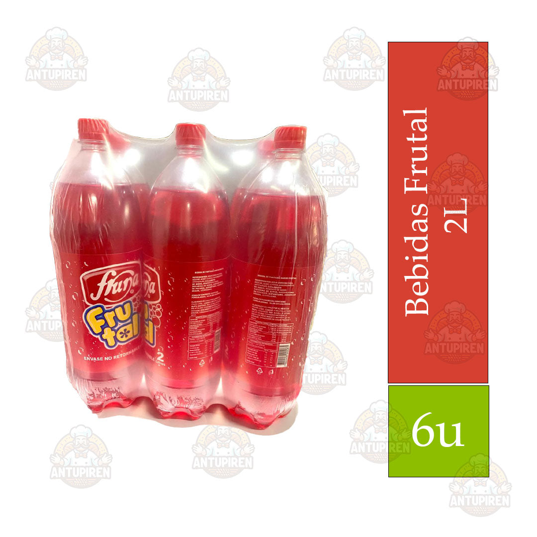 Bebida Fruna 2L. Frutal X6 Display $3.900