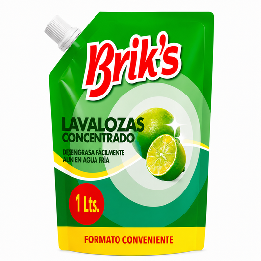 LAVALOZA LIQUIDO 1L BRIKS DOYPACK CONCENTRADO