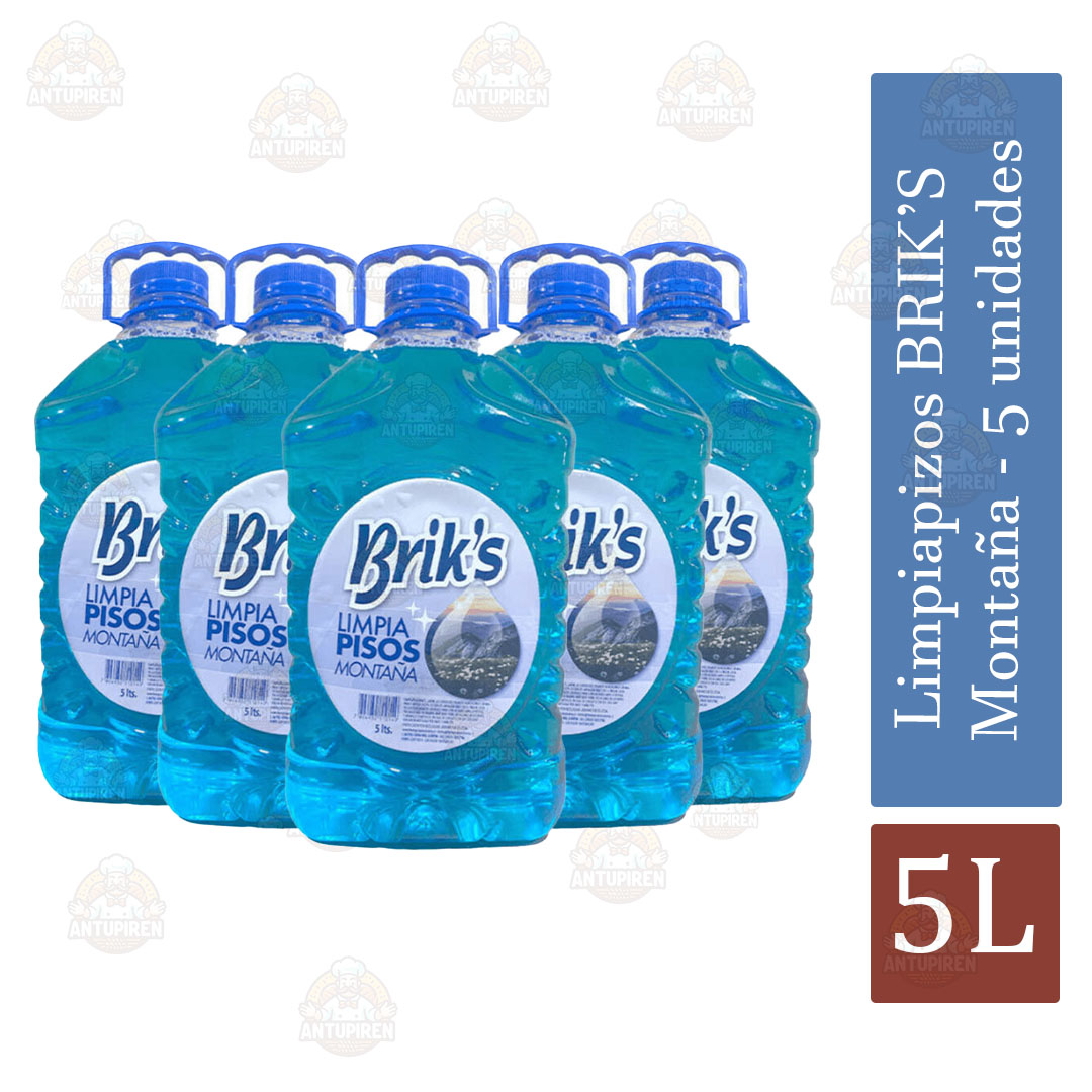 LimpiaPisos Brik’s Montaña 5 L (5 unidades)