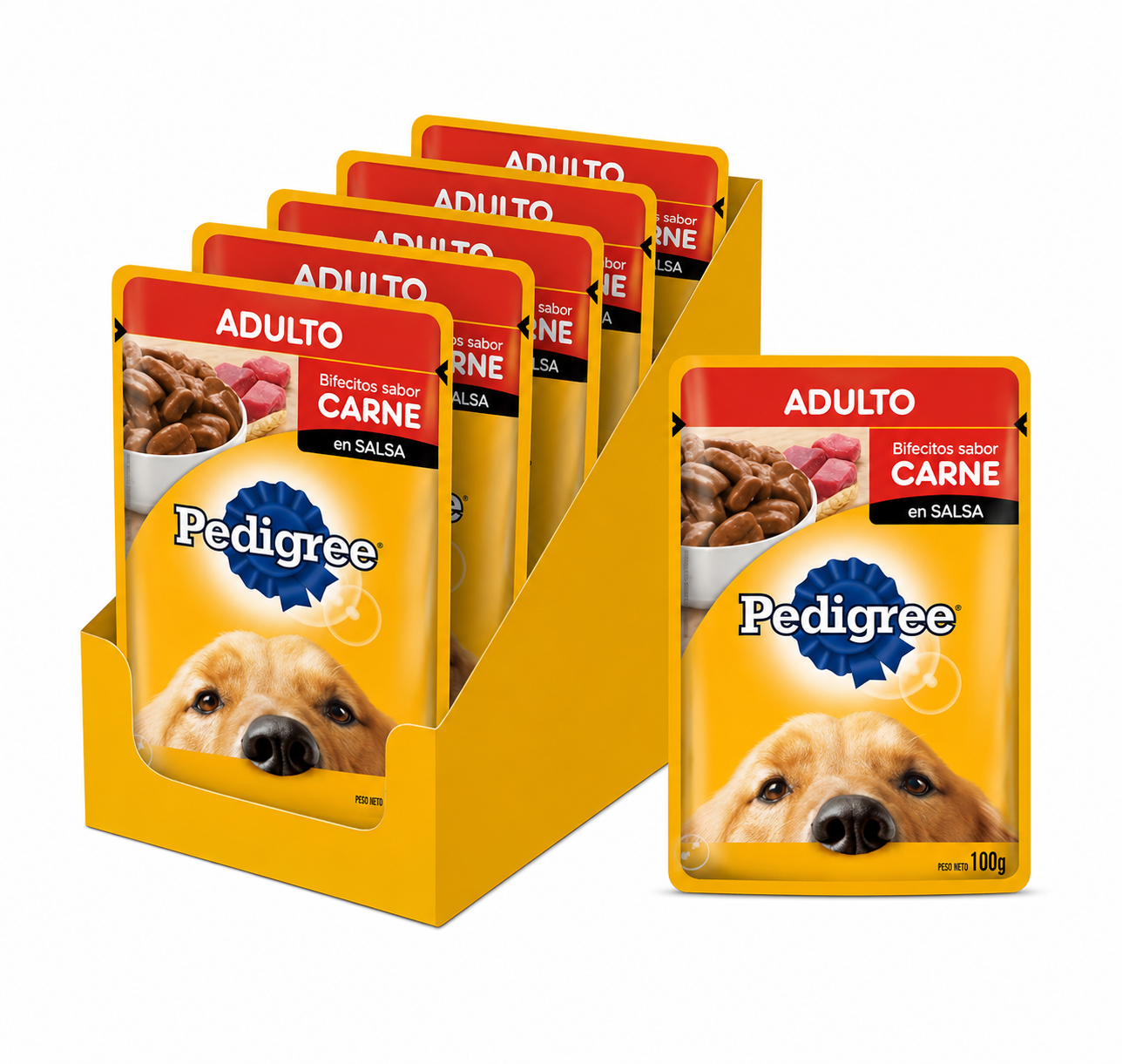 Pack 12 unidades sachet 85g Pedigree $632 c/u