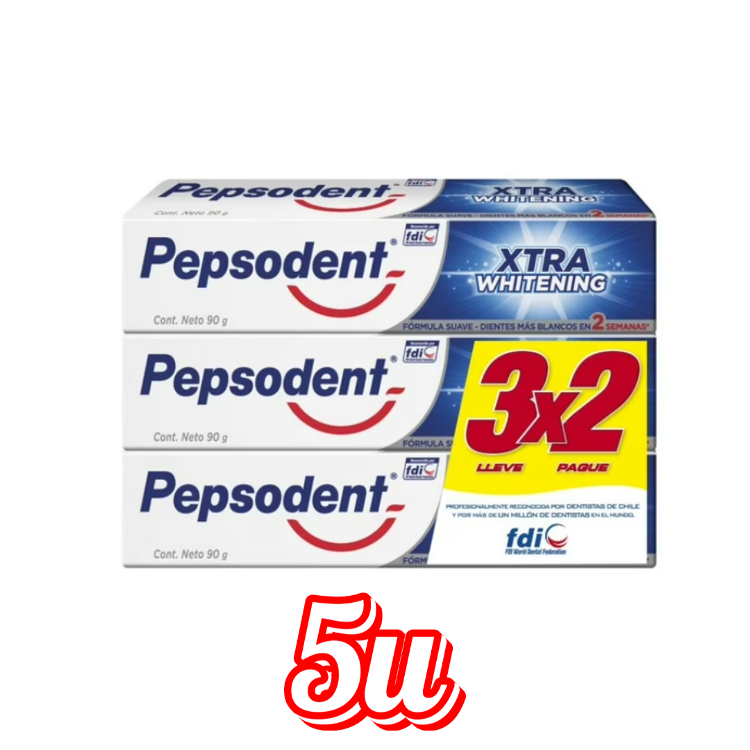 Pack 3x2 Pasta dental extra Whitening 90g - $2.990 c/u