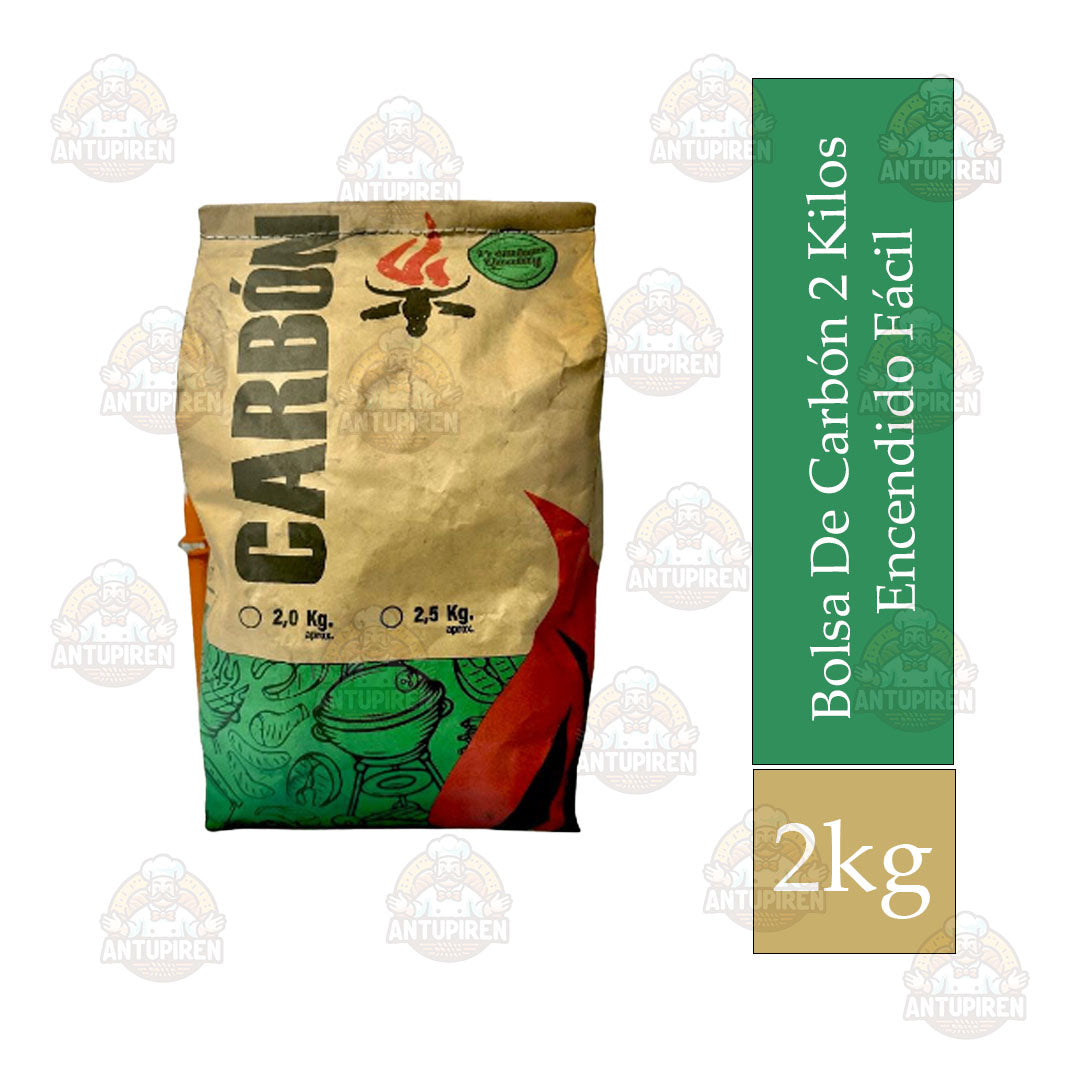 Bolsa De Carbón 2 Kilos Encendido Fácil