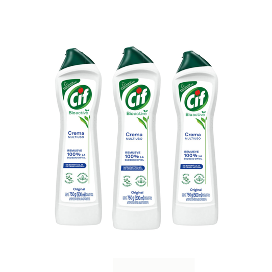 Limpiador Crema Multiuso Cif 750g Original