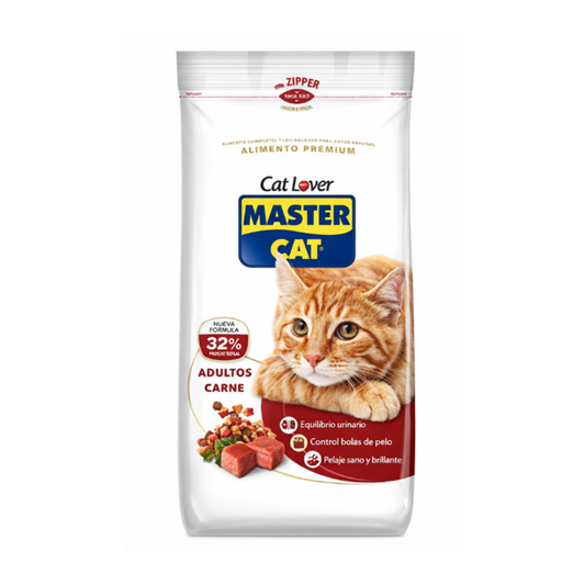 Alimento Gato Master Cat Adulto Carne/Salmon/Pollo 20kg