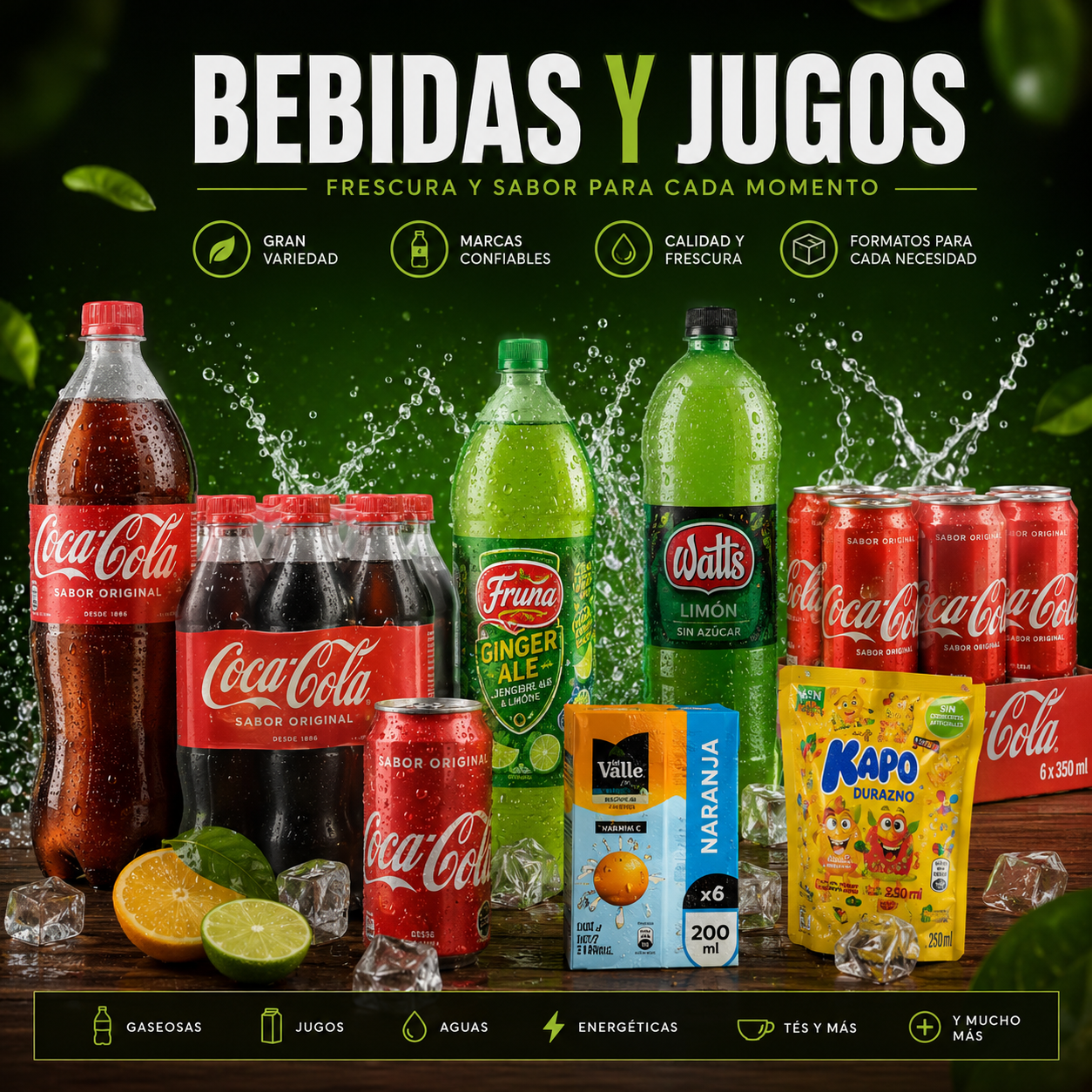 Bebidas - jugos