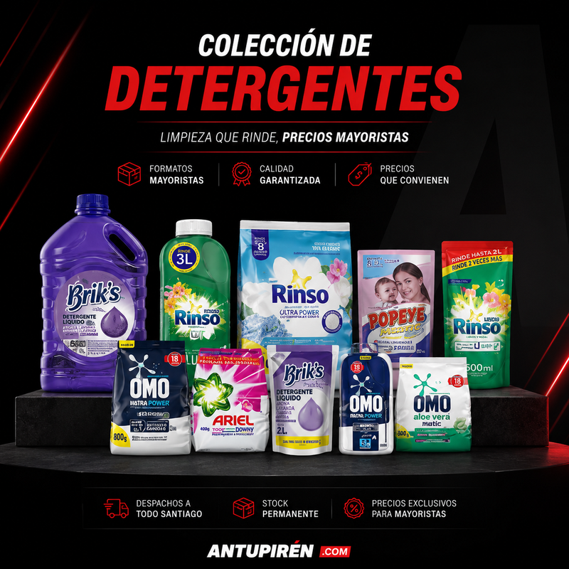 Colección de detergentes