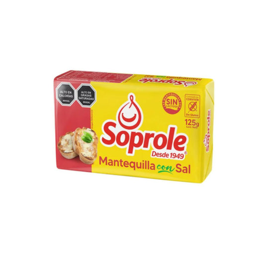 Mantequilla Soprole con sal 125gr - $1.490 c/u