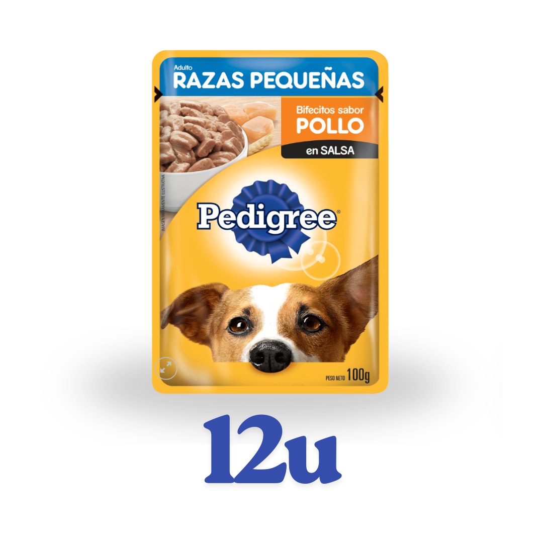 Pack 12 unidades sachet 85g Pedigree $632 c/u