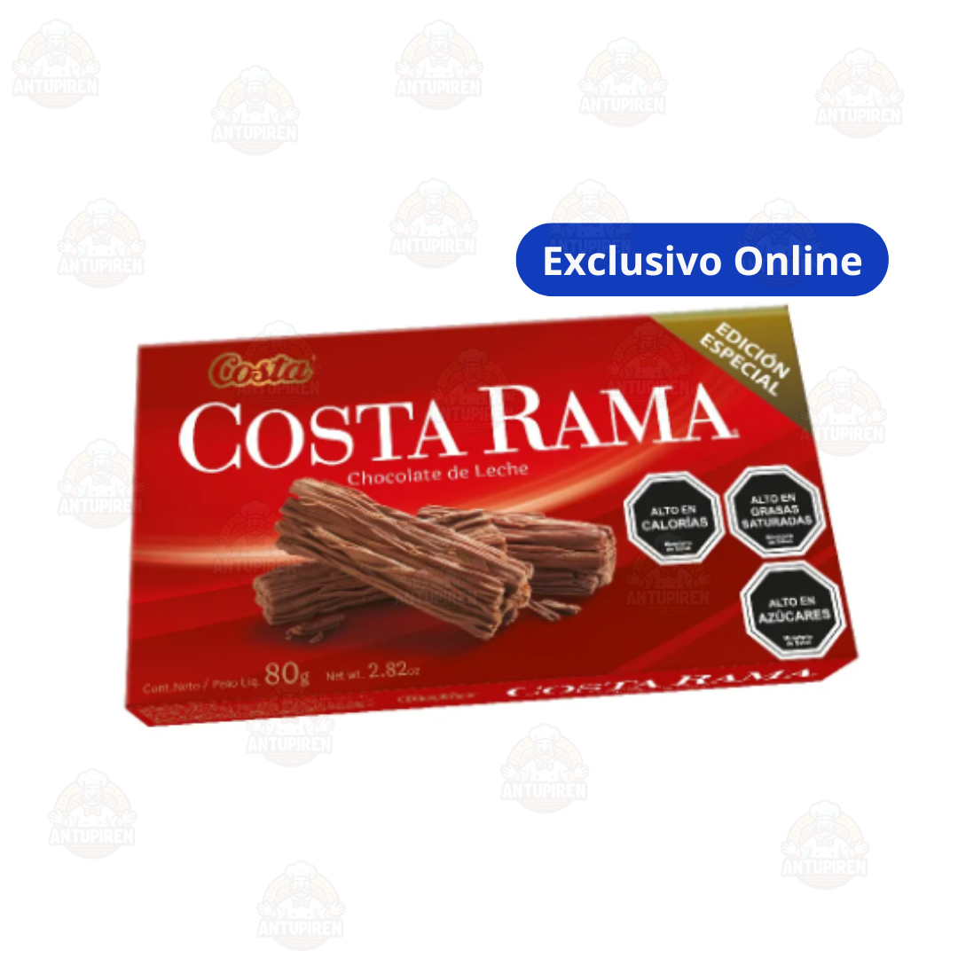 Chocolate de leche Costa Rama - 80g