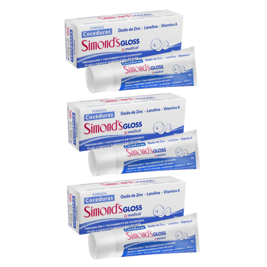 Pomada Coceduras Simonds Gloss Medical 30gr - $1.390 c/u