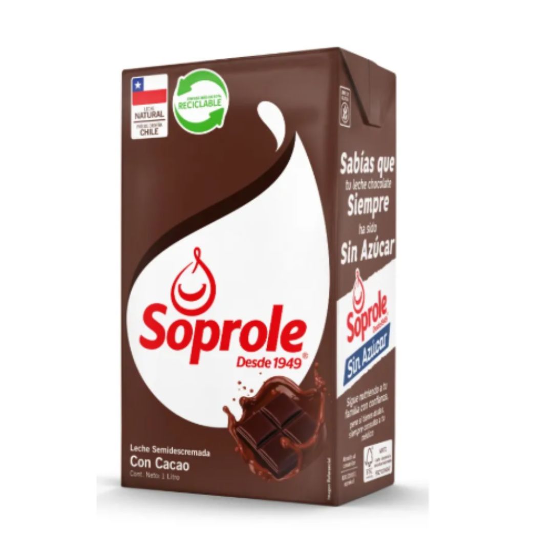 *Leche Soprole 1L Entera/Chocolate/Frutilla/Descremada | Desde $1.190 *