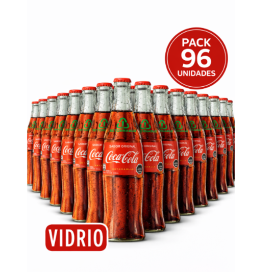 4 Jabas (96u) – Coca-Cola Original Vidrio Retornable (Express) 350ml – $420 c/u