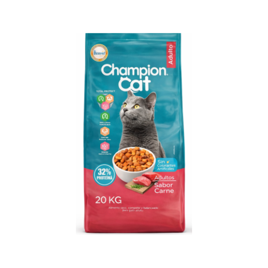 Alimento gato champion cat adulto 20kg