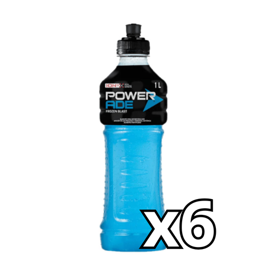 Display 6 Unidades - Powerade Frozen Blast 1L - $1.500c/u