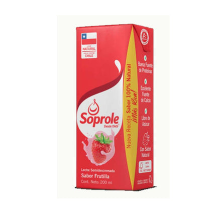 Leche Natural Soprole 200ml