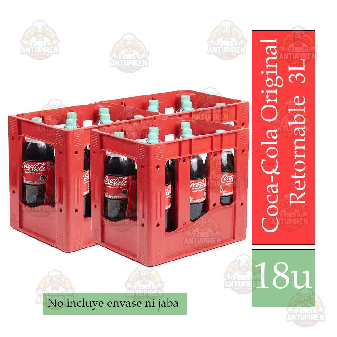 Coca-Cola Original Retornable 18u de 3L