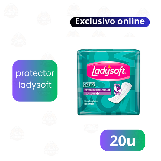 Protectores Diarios Ultradelgada de 20u