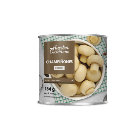 Champiñones Nuestra Cocina Enteros Lata 184g