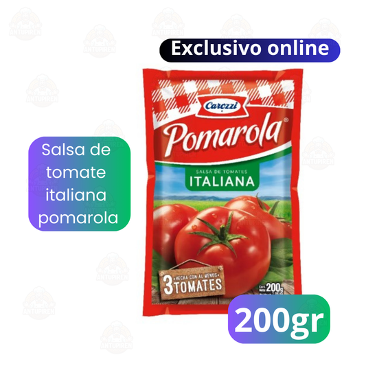 Salsa de tomate Pomarola italiana 200 g