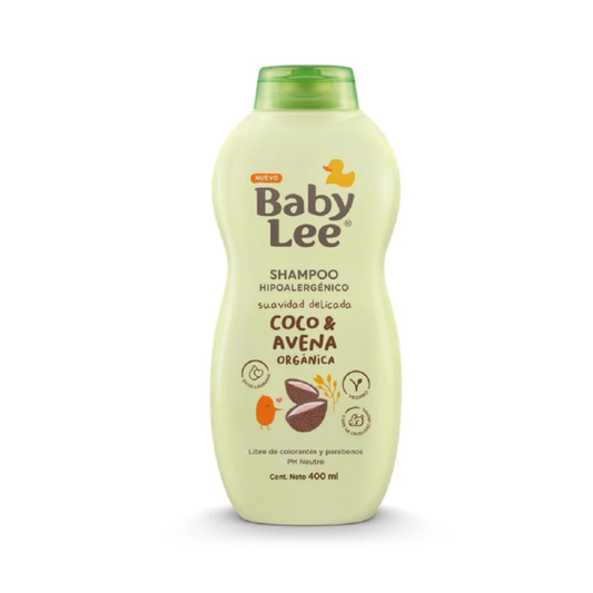 Shampoo Hipoalergénico Babylee Coco & Avena 400 ml - $1190 c/u