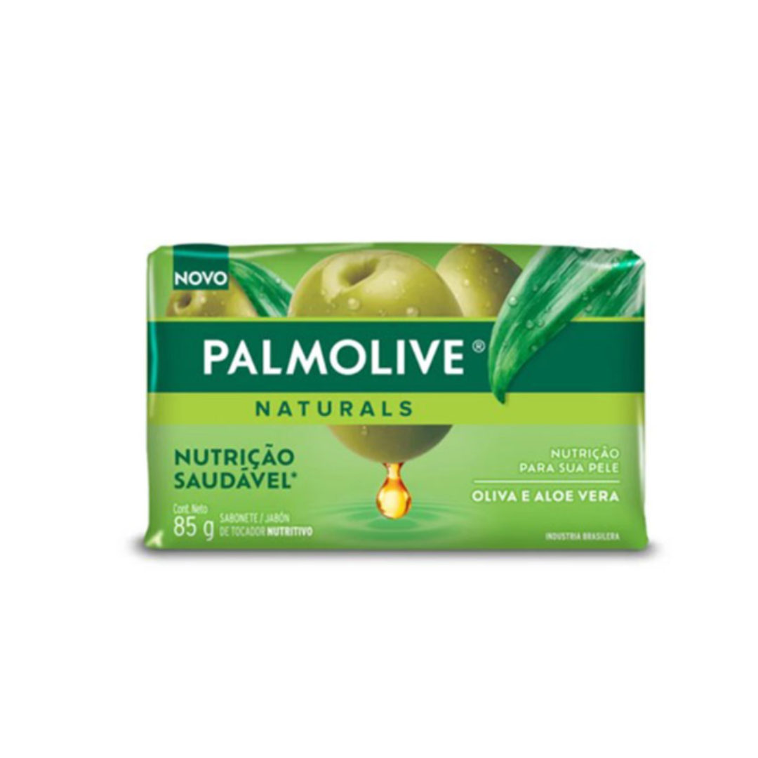 Jabón Palmolive Natural Oliva Y Aloe Vera 85Gr