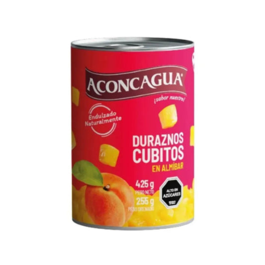 *Duraznos cubitos Aconcagua 425g | Desde $1.310 c/u*