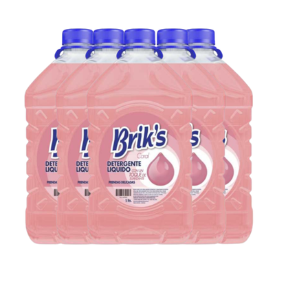 Detergente Líquido Brik's 5L Bidón | Desde $3.290 c/u | Todos los Aromas