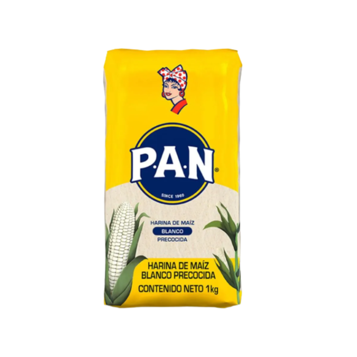 *Harina Pan de Maíz Blanco Precocido