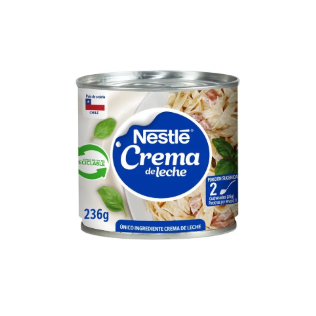 Crema de leche Nestlé Tarro