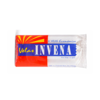 Paquete 4 un Vela Económica invena - $830 c/u