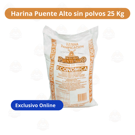 Harina Puente Alto sin polvos 25 Kg
