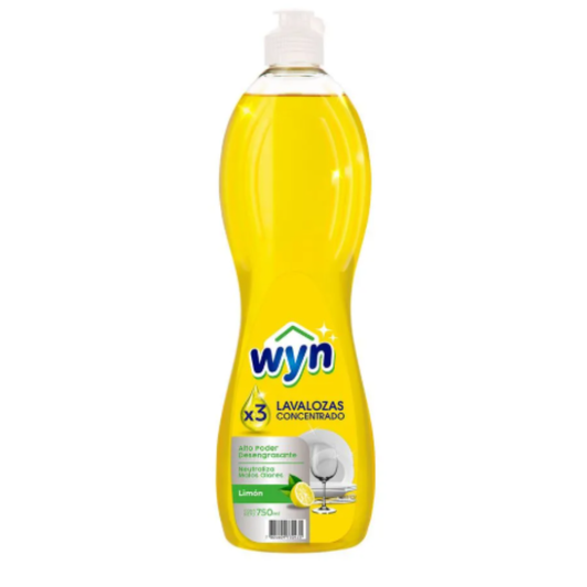 Lavaloza concentrado Limón WYN 750 ml - $1.490 c/u